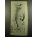 1955 Caltex of California Beach Blossom Collection Swim Suit Advertisement