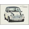 Mini Cooper 1.3i - Golden Era Postcard