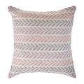 18" X 18" Purple Pink Gray And White 100% Cotto...