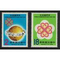 Taiwan World Communications Year 2v 1983 MNH SG...