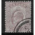 CEYLON 1904-5 EDVII 5c WMK MULTI-CROWN CA USED ...