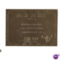 STAR TREK THE ORIGINAL SERIES 'GOLD PLAQUE' car...