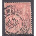 France 1876 - SG273 - 50c rose - Peace & Commer...