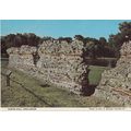 Roman Wall Verulamium Herts Hertfordshire Women...