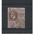BritishGuiana.SG275 4c Brown and Bright Purple....