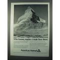1968 American Mutual Ad - Maybe a Mole Lives There