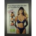1996 Lily of France Underwear Ad - You Can Believe In