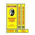Tabletop Football Subbuteo Box Label SC Feiburg...