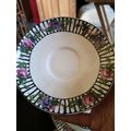 Paragon 3 Plates 2 Saucers Rose Design