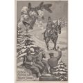 Military German Soldiers Christmas Day WW1 Sent...
