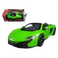 McLaren 650S Spider Green 1/24 Diecast Model Ca...