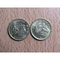 Singapore 1990 5 Cents Coin