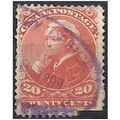 Canada 1893 SG115 20c Vermillion Good Used - cu...