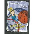 AUS 2009 55c 'LETS GET ACTIVE' FINE USED (EBID3...