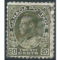 Canada 1912 SG212 20c Olive-Green Good/Fine Use...