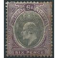 Southern Nigeria 1903 SG16 6d Grey-Black & Purp...