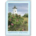 MA Martha's Vineyard Lighthouse Postcard Edgart...