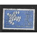 FRANCE 1961 EUROPA 50c BLUE SG 1540 FINE USED