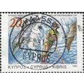 CYPRUS, SPORT, Waterskiing, blue 1993, 20c