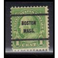 Used 632 1c Benjamin Franklin Average PreCnx KA...