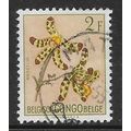 BELGIUM CONGO 1952 FLOWERS 2F ANSELLIA SG 307 F...
