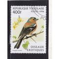Togo 1996 Birds Fringilla Coelebs 400f CTO VGC