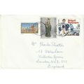 Belgium Brugge to London UK Cover Brugge Cancel...