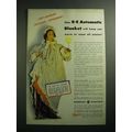 1942 General Electric Automatic Blanket Ad- War...