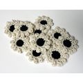 Flower appliques #F011 embellishments 10 pieces...