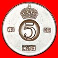 INCUSED CROWN: SWEDEN ★ 5 ORE 1969U! ★LOW START...
