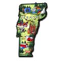 Vermont the Green Mountain State Artwood Jumbo ...