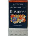 1990 A Concise Dictionary of Business, Oxford R...