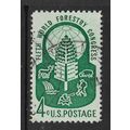 USA 1960 FIFTH WORLD FORESTRY CONGRESS 4c GREEN...