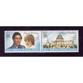 NEW ZEALAND 1981 ROYAL WEDDING SG 1247 / 1248 S...