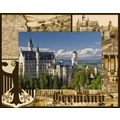 Germany Laser Engraved Wood Picture Frame Lands...