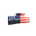 American flag fourth of july acrylic hair claw ...