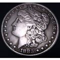 3: 1883 Double-Headed MORGAN DOLLAR REPLICA Coi...