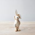 Standing Bunny Rabbit Ornament with Satchel Ceramic 16 cm Figurine