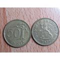 Finland 1977 50 Pennia Coin