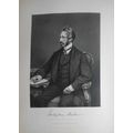 Edward Bulwer-Lytton .. 1873 engraving - Duycki...