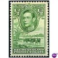 Bechuanaland 1943 SG118 1/2d Yellow-Green L Mtd...