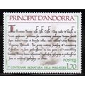 1978 Andorra - Treaty Signing 1.70fr - Sc# 266 ...