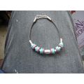 Simple Bracelet Silver Accents with Turquoise-l...