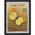 MOROCCO 1986 BUTTERFLIES ( 2nd ) 2d ANTOCHARIS ...