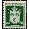San Marino 1945 Coat of Arms 0.80c MNG Stamp Fi...