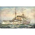 Naval JAPANESE BATTLESHIP SHIKISHIMA Tuck Oilet...