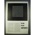 1940 Comptometer Adding Machine Ad - Try This