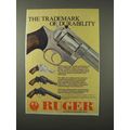 1995 Ruger GP100 Revolvers Ad - Durability