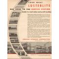CHICAGO VITREOUS CORP 1955 Lusterlite service s...