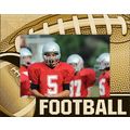 Football Laser Engraved Wood Picture Frame Land...